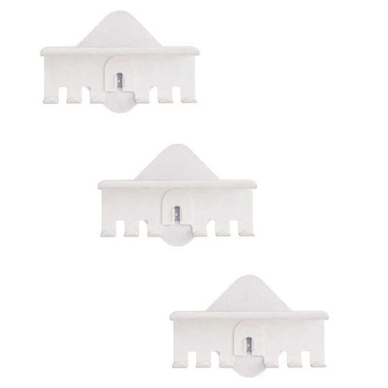 3X Toothbrush Holder Wall Mount Magic Sticker Bathroom Family Tooth Brush Set Wall Stand Toothpaste Placed Holder
3X Toothbrush Holder Wall Mount Magic Sticker Bathroom Family Tooth Brush Set Wall Stand Toothpaste Placed Holder