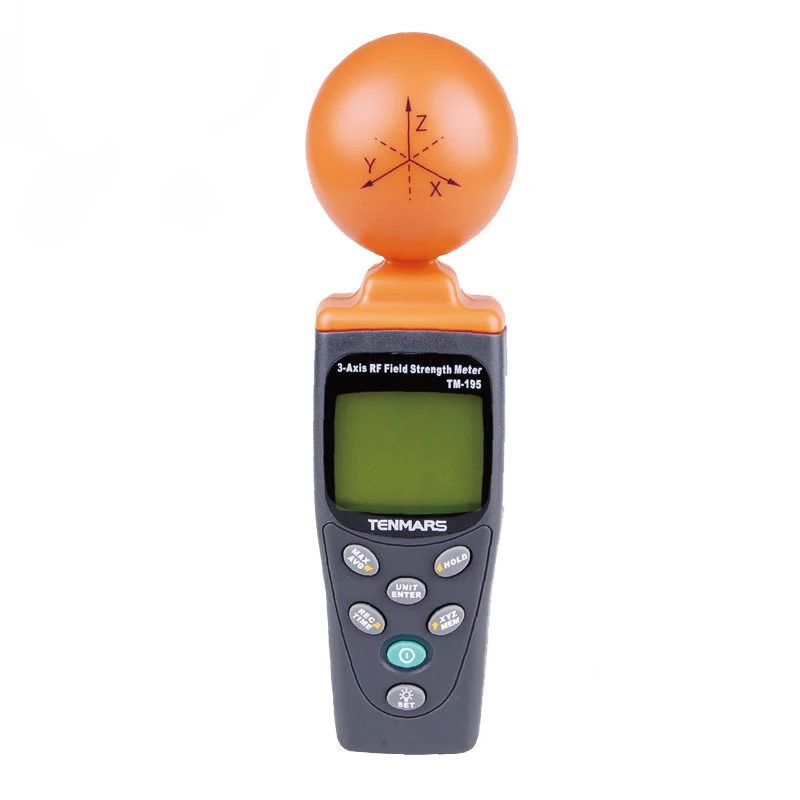 TENMARS TM-195 3-Axis RF Field Strength Meter High-frequency electromagnetic radiation detector
TENMARS TM-195 3-Axis RF Field Strength Meter High-frequency electromagnetic radiation detector