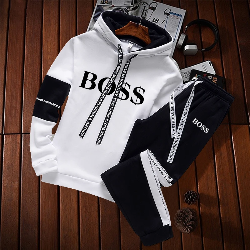 Men'S Spring And Autumn 2023 New Fashion Brand Hoodie + Trousers 2-Piece Casual Fitness Jogging Sports Suit Hip-Hop Streetwear
Men'S Spring And Autumn 2023 New Fashion Brand Hoodie + Trousers 2-Piece Casual Fitness Jogging Sports Suit Hip-Hop Streetwear