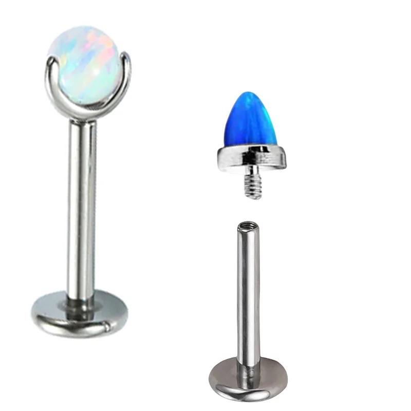 ASTM F136 Titanium PIERC sphere Lip Stud Spikes Opal Paved Top Labret Ear Cartilage Tragus Helix Piercing Ear Studs Body Jewelry
ASTM F136 Titanium PIERC sphere Lip Stud Spikes Opal Paved Top Labret Ear Cartilage Tragus Helix Piercing Ear Studs Body Jewelry
