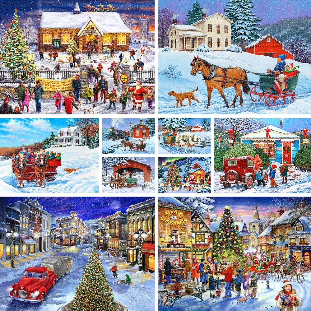 Landscape Christmas DIY Painting By Numbers Kit Acrylic Paints 40*50 Picture By Numbers Photo Wall Paintings For Kids Wall Art
Landscape Christmas DIY Painting By Numbers Kit Acrylic Paints 40*50 Picture By Numbers Photo Wall Paintings For Kids Wall Art
