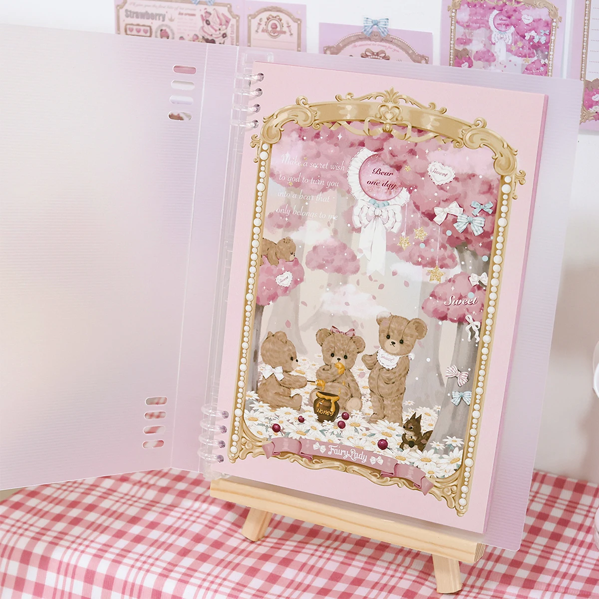 8 Holes Cartoon Retro Bear Circles Ring Loose-leaf Paper Book Scrapbook Album Binder Spiral B5 Notebook Binding Clips
8 Holes Cartoon Retro Bear Circles Ring Loose-leaf Paper Book Scrapbook Album Binder Spiral B5 Notebook Binding Clips