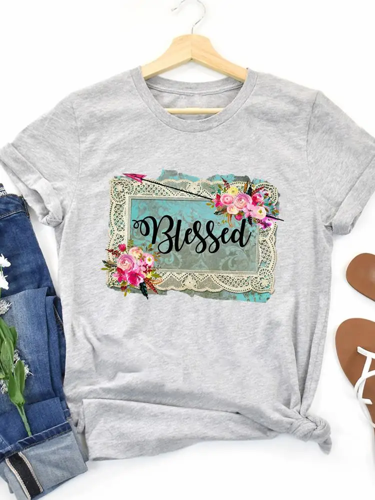 Flower Vintage Style Trend Ladies Clothing Short Sleeve Graphic Tee Fashion Female Casual Women T Clothes Print T-shirts
Flower Vintage Style Trend Ladies Clothing Short Sleeve Graphic Tee Fashion Female Casual Women T Clothes Print T-shirts