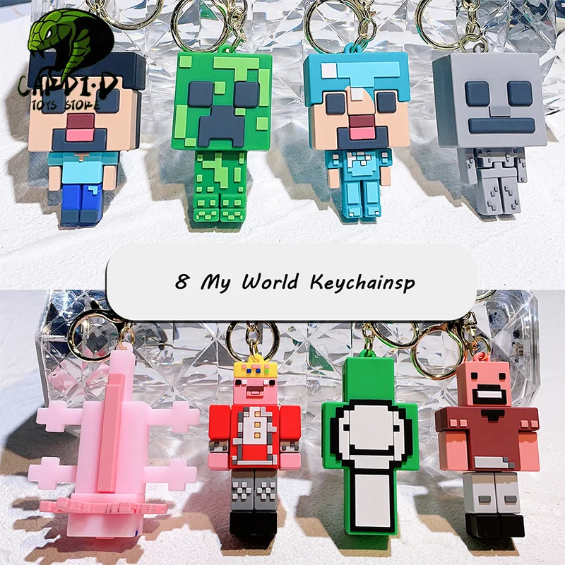 Minecraft Game Anime Figurine Minecraft Action Figure Keychain Cheap Toys Cute Doll Kids Birthday Halloween Gift Boy Accessories
Minecraft Game Anime Figurine Minecraft Action Figure Keychain Cheap Toys Cute Doll Kids Birthday Halloween Gift Boy Accessories