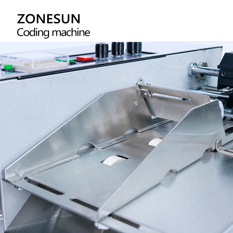 ZONESUN MY380F машина для кодирования рулонов чернил принтер непрерывного карточек