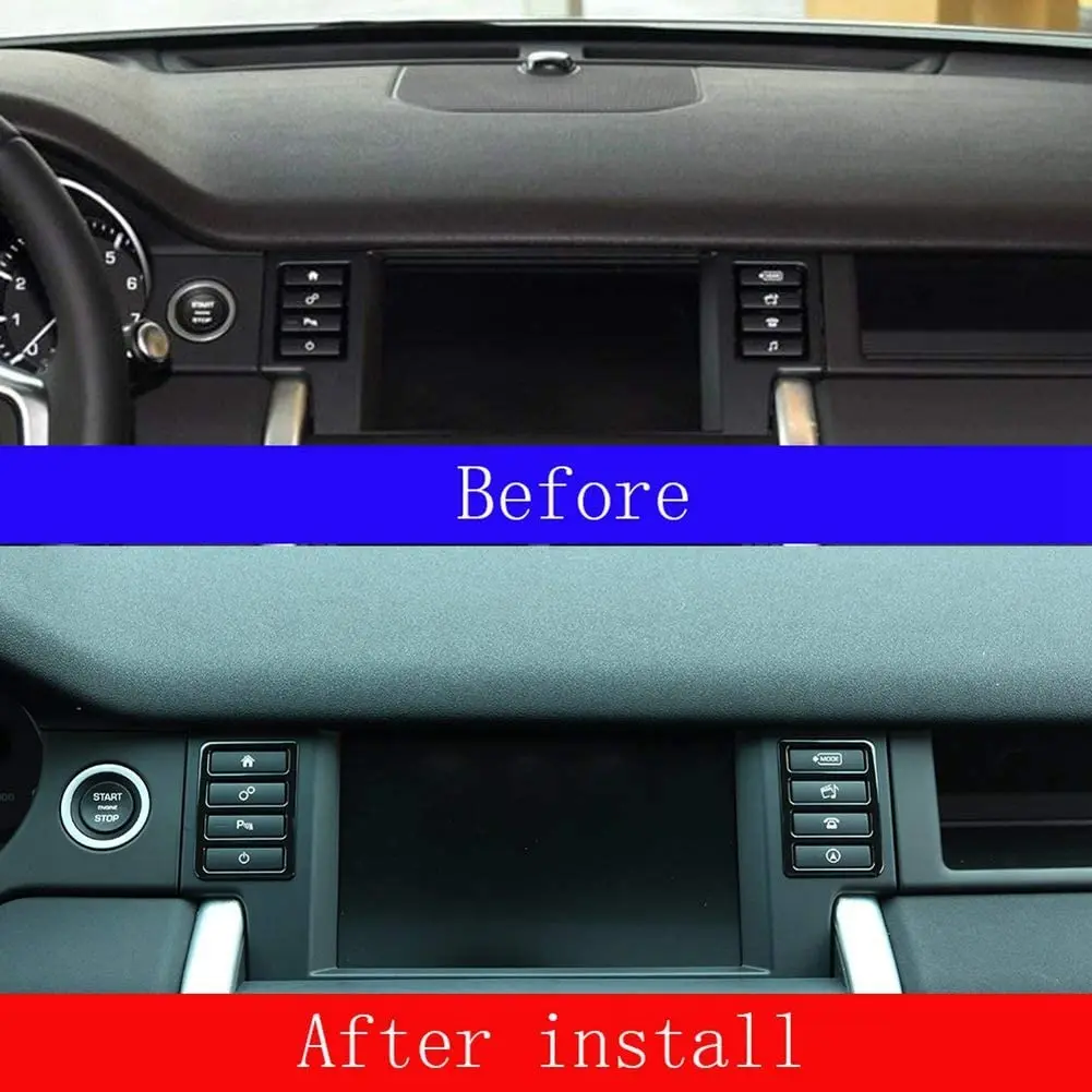 ABS Plastic Multifunction Button Frame Trim Cover For Land Rover Discovery Sport 2015 2016 2017 2018 Gloss Black
ABS Plastic Multifunction Button Frame Trim Cover For Land Rover Discovery Sport 2015 2016 2017 2018 Gloss Black
