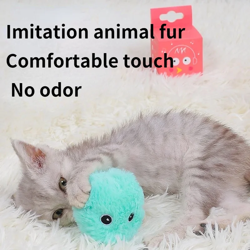 Chirping Balls Cat Toys,Lifelike Animal Sound Ball Colorful Plush Toys Balls Exercise Chasing Playing Toys Interactive Supplies
Chirping Balls Cat Toys,Lifelike Animal Sound Ball Colorful Plush Toys Balls Exercise Chasing Playing Toys Interactive Supplies