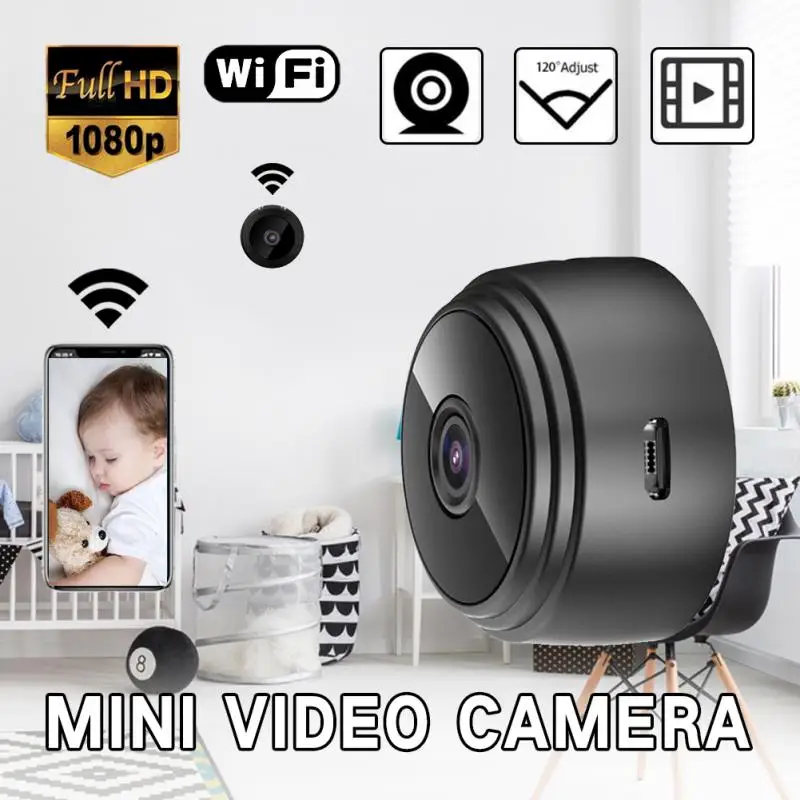 WiFi Surveillance A9 Mini Camera Wireless Security Camera 1080PHD Night Version Camera Mobile Detection Recorder IP Camera
WiFi Surveillance A9 Mini Camera Wireless Security Camera 1080PHD Night Version Camera Mobile Detection Recorder IP Camera