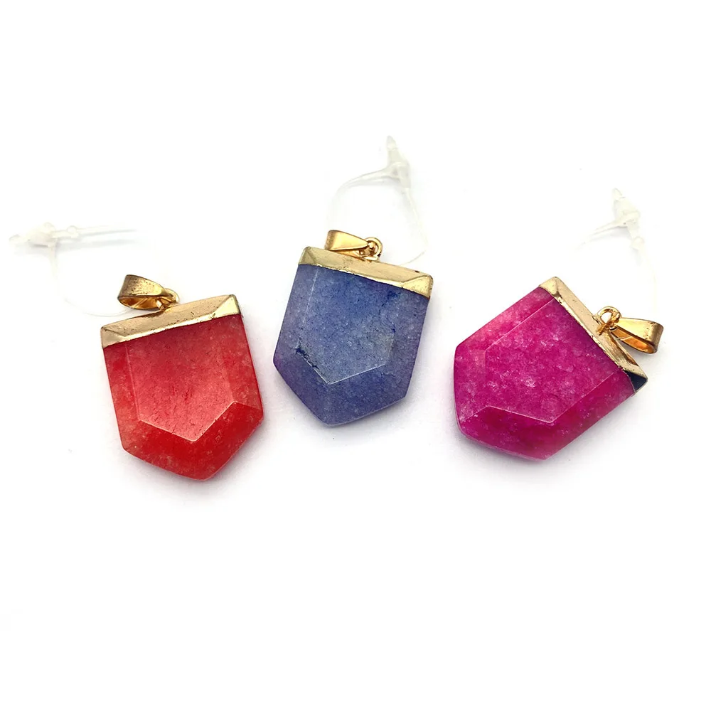 Natural Stone Agate Pendants Sword Shape Candy Colors Jewellery DIY Making Necklace Earring Jewelry Crystal Charms Accessories
Natural Stone Agate Pendants Sword Shape Candy Colors Jewellery DIY Making Necklace Earring Jewelry Crystal Charms Accessories