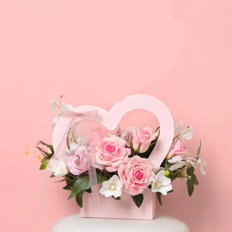 1pc Valentine's Day Gift Heart Flowers Boxes Packing Paper Box for Gift Basket Bag Gift Wrapping Paper Love Flower Basket
1pc Valentine's Day Gift Heart Flowers Boxes Packing Paper Box for Gift Basket Bag Gift Wrapping Paper Love Flower Basket