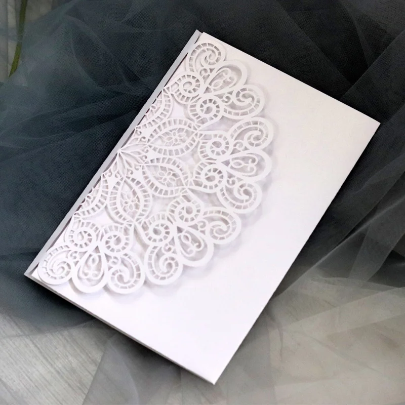 10/20/50pcs European Wedding Invitation Card Tri-Fold Laser Cut Greeting Cards Rustic Mariage Birthday Business Party Decoration
10/20/50pcs European Wedding Invitation Card Tri-Fold Laser Cut Greeting Cards Rustic Mariage Birthday Business Party Decoration