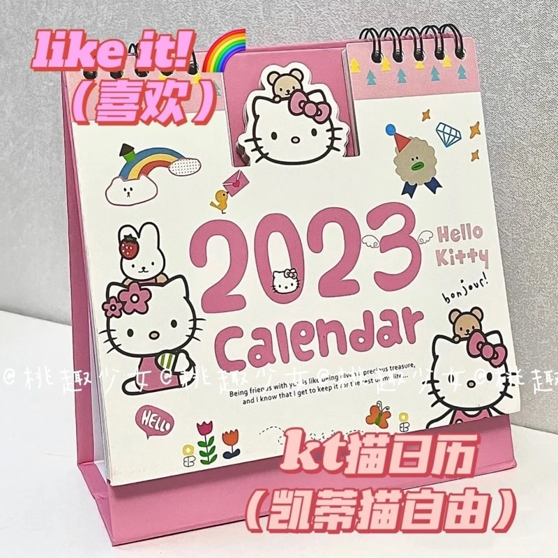 Настольный календарь Hello Kitty 2023, Sanrio, My Melody, аниме, мультяшный креативный милый настольный календарь, маленькое украшение, кавайное украшение
Настольный календарь Hello Kitty 2023, Sanrio, My Melody, аниме, мультяшный креативный милый настольный календарь, маленькое украшение, кавайное украшение