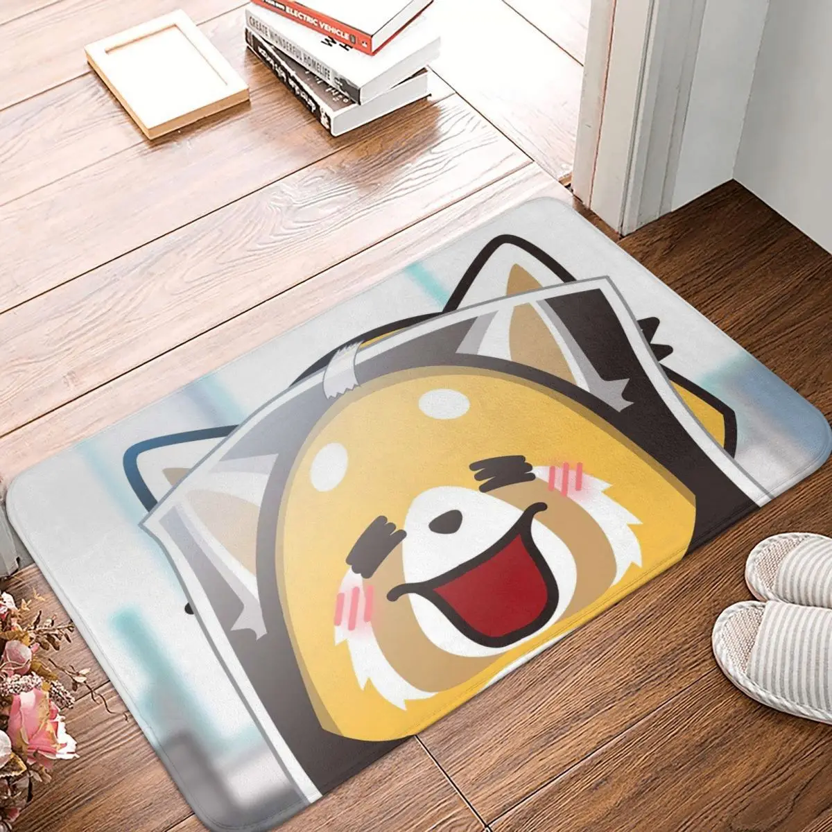 Aggretsuko Doormat Rug carpet Mat Footpad Bath mat Non-slip toilet Balcony Parlor durable Washable
Aggretsuko Doormat Rug carpet Mat Footpad Bath mat Non-slip toilet Balcony Parlor durable Washable