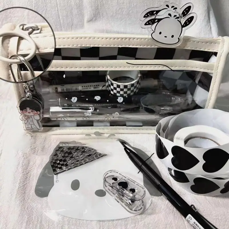 Sanrio Pencil Bag Pachacco black Transparent Stationery Pencil Bag Student Examination Unisex Large Capacity School Supplies
Sanrio Pencil Bag Pachacco black Transparent Stationery Pencil Bag Student Examination Unisex Large Capacity School Supplies
