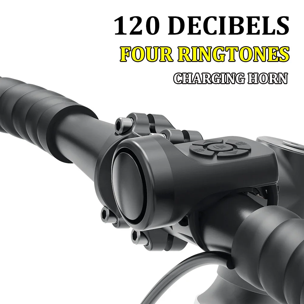 Road Bicycle Electronic Loud Horn USB Rechargeable 120db Safety Warning Bicycle Handlebar Alarm Bell With 4 Sounds Bike Parts
Road Bicycle Electronic Loud Horn USB Rechargeable 120db Safety Warning Bicycle Handlebar Alarm Bell With 4 Sounds Bike Parts