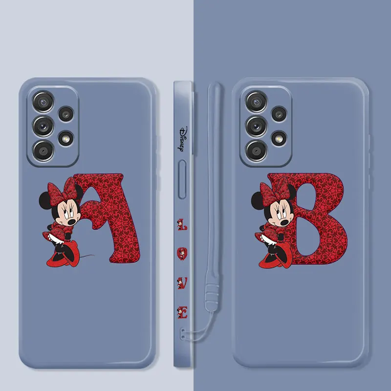 Candy Liquid Case For Samsung A53 A52s A50 A73 A72 A32 A22 A13 A02s A21s A12 A31 A51 A71 Minnie Mouse Love Heart Letter A B
Candy Liquid Case For Samsung A53 A52s A50 A73 A72 A32 A22 A13 A02s A21s A12 A31 A51 A71 Minnie Mouse Love Heart Letter A B