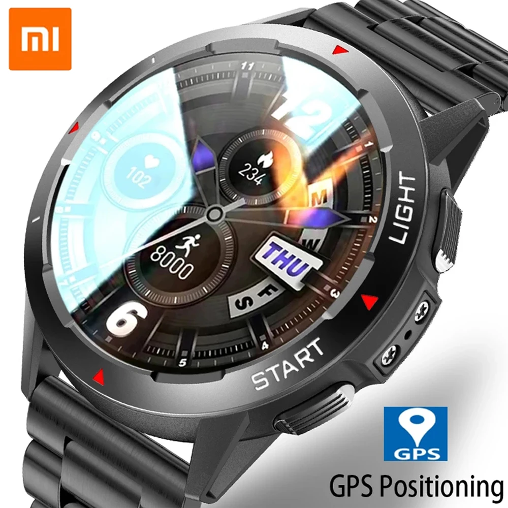 XIAOMI 2022 GPS Position Smart Watch Men Health Monitor IP68 Waterproof Compass Watches Altimeter Sports Man Smartwatch Android
XIAOMI 2022 GPS Position Smart Watch Men Health Monitor IP68 Waterproof Compass Watches Altimeter Sports Man Smartwatch Android
