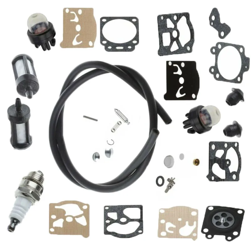 Carburetor Repair Kit With Primer Bulb Fuel Line Filter Spark Plug For STIHL FS44 FS36 FS40 Mower Trimmer Repair Kits
Carburetor Repair Kit With Primer Bulb Fuel Line Filter Spark Plug For STIHL FS44 FS36 FS40 Mower Trimmer Repair Kits