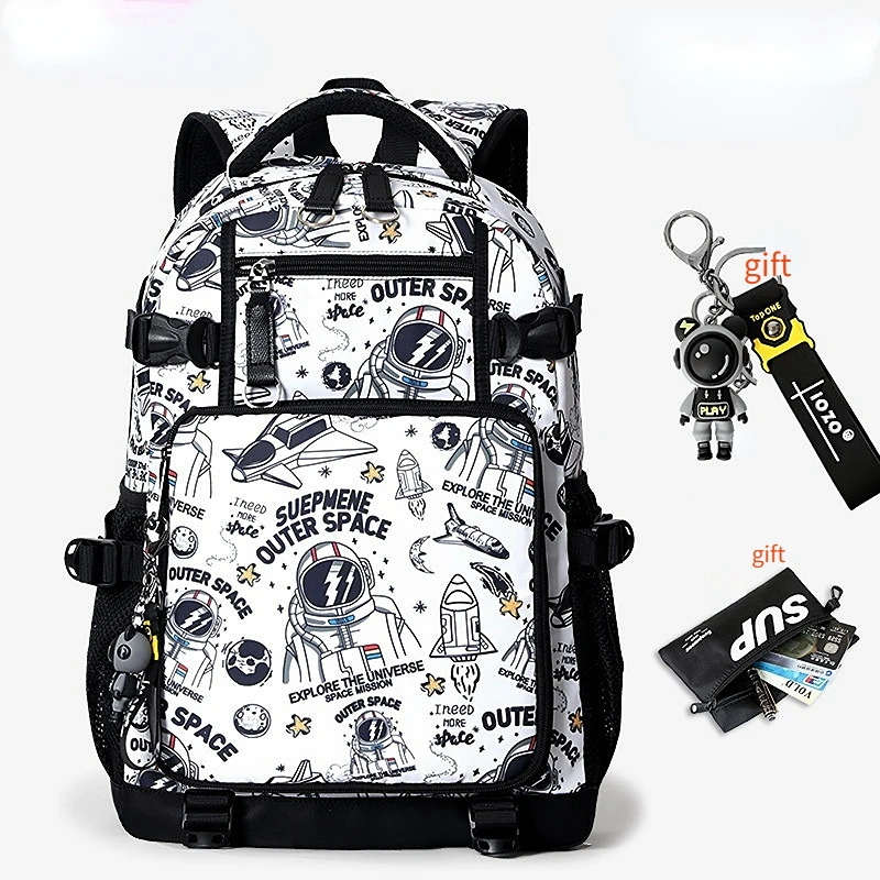 2023 New Cartoon Astronaut Schoolbag for Primary Students Boys Childrenjunior High Quality Large Capacity Waterproof Backpack
2023 New Cartoon Astronaut Schoolbag for Primary Students Boys Childrenjunior High Quality Large Capacity Waterproof Backpack