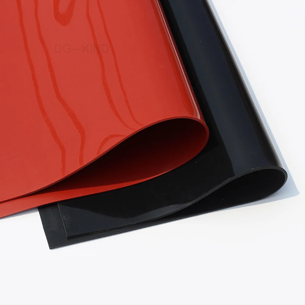 1 unit 1/2/3/4/5mm thick red/black silicone rubber sheet mat 500x500mm heat resistance silicone cover
1 unit 1/2/3/4/5mm thick red/black silicone rubber sheet mat 500x500mm heat resistance silicone cover