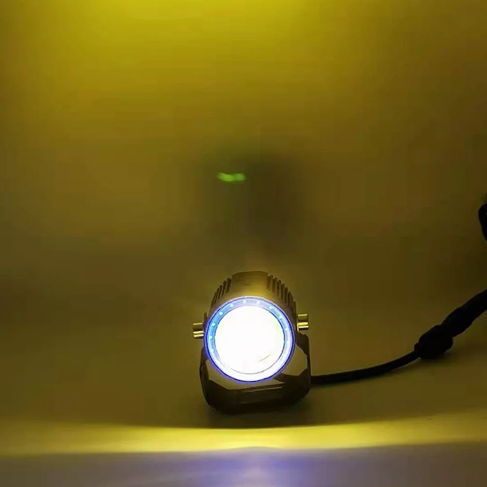 2 PCS Spotlights Spot Light Yellow and White Light Double Light Lens Net Fog Light Near and Far Light Motorcycle Car Big Truck
2 PCS Spotlights Spot Light Yellow and White Light Double Light Lens Net Fog Light Near and Far Light Motorcycle Car Big Truck