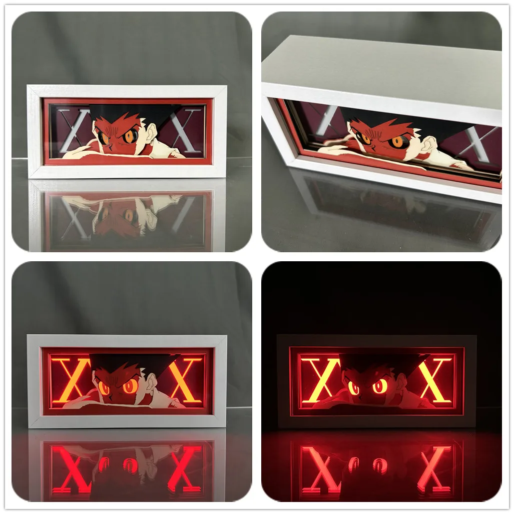 Hunter X Hunter Hisoka Lightbox for Bedroom Decor Nightlight Cool Birthday Gift Table Lamps HXH Paper Cut Anime Led Light Box
Hunter X Hunter Hisoka Lightbox for Bedroom Decor Nightlight Cool Birthday Gift Table Lamps HXH Paper Cut Anime Led Light Box