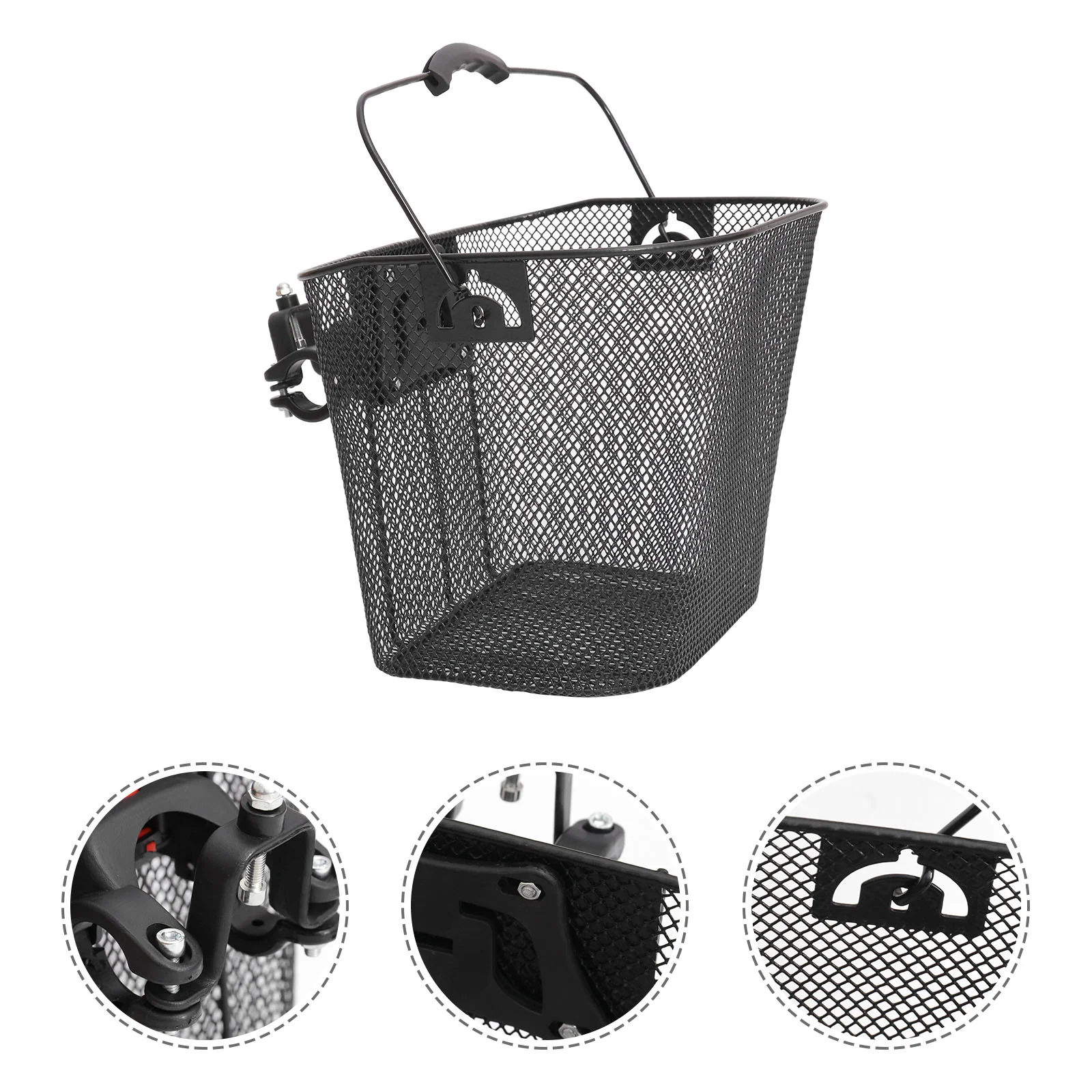 Detachable Front Handlebar Basket Outdoor Cycling Holder Storage Basket Bike Iron Made Basket(Black)
Detachable Front Handlebar Basket Outdoor Cycling Holder Storage Basket Bike Iron Made Basket(Black)