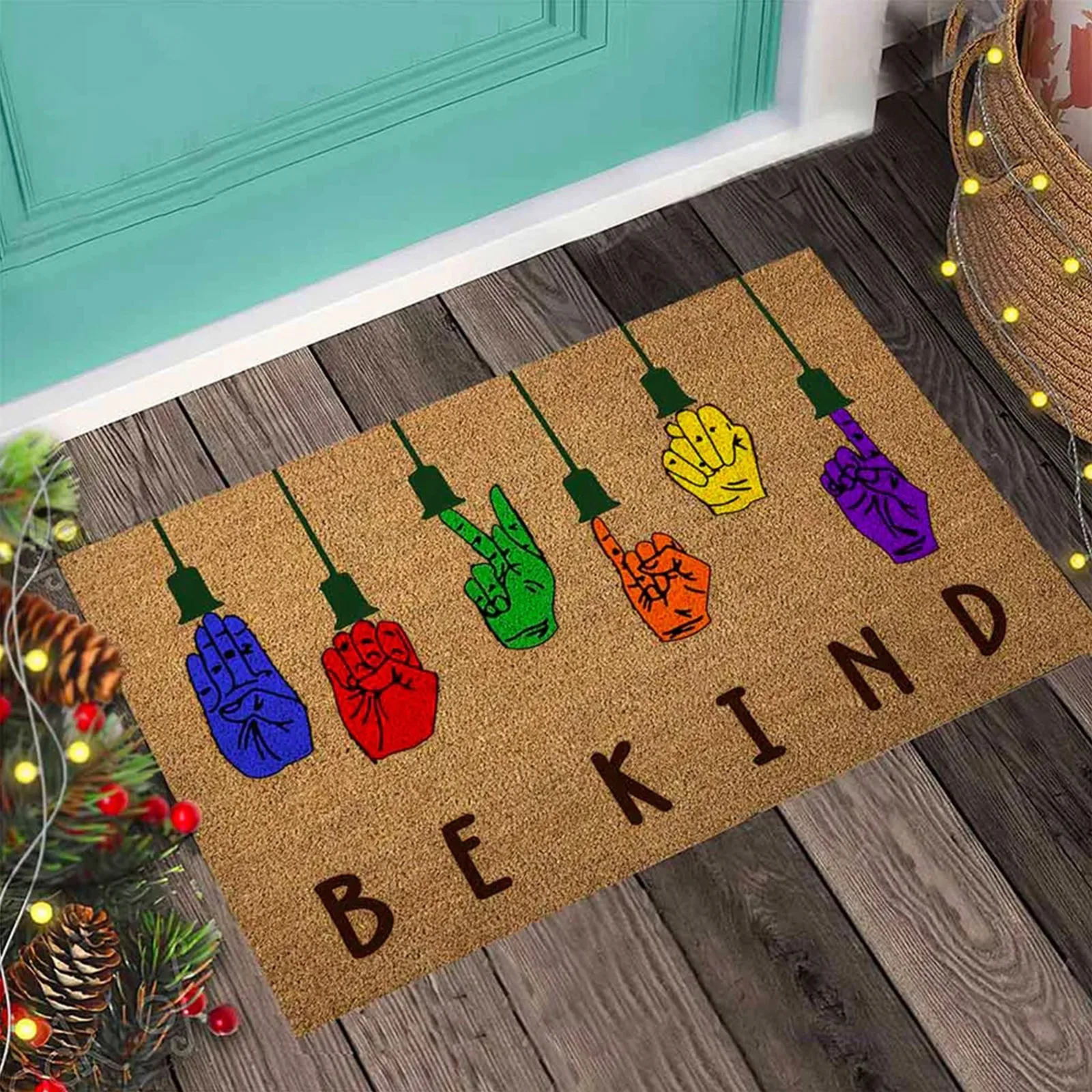 Fun Sign Language Gesture Floor Mat Welcome Door Mat Polyester Door Mat Super Soft h Blanket
Fun Sign Language Gesture Floor Mat Welcome Door Mat Polyester Door Mat Super Soft h Blanket