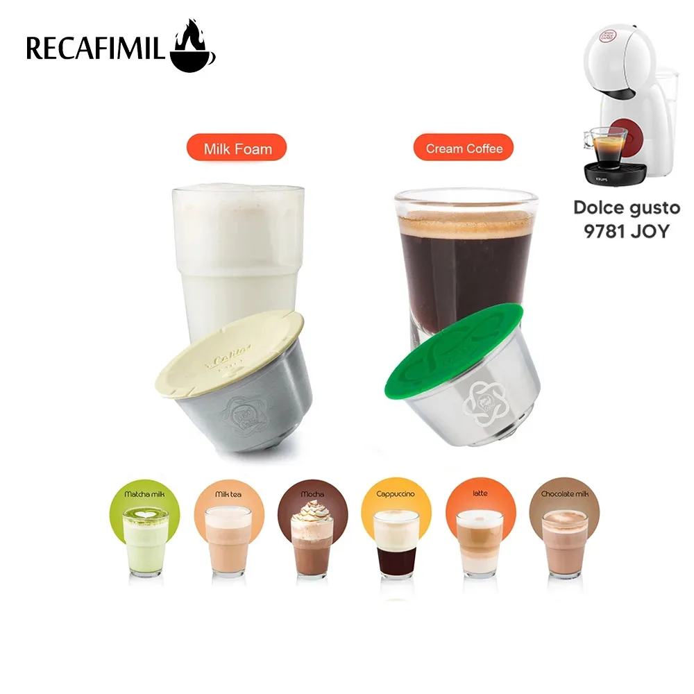Refillable Milk & Coffee Capsule for Nescafe Dolce Gusto Stainless Steel Reusable Coffee Pod Filters for Picolo xs Machine
Refillable Milk & Coffee Capsule for Nescafe Dolce Gusto Stainless Steel Reusable Coffee Pod Filters for Picolo xs Machine