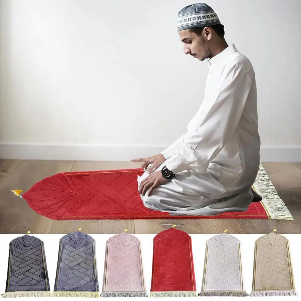 Flannel Prayer Mat Worship Blanket Kneel Embossing Portable Rug Ramadan Travel Soft Floor Gift Prayer Carpets N6v5
Flannel Prayer Mat Worship Blanket Kneel Embossing Portable Rug Ramadan Travel Soft Floor Gift Prayer Carpets N6v5