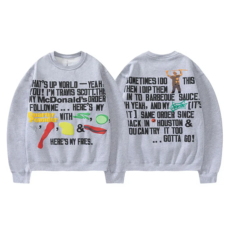 TRAVIS SCOTT X CPFM KANYE TS Men and women foaming printed 100% cotton Pullover Casual Fashion sweatshirt 2023
TRAVIS SCOTT X CPFM KANYE TS Men and women foaming printed 100% cotton Pullover Casual Fashion sweatshirt 2023