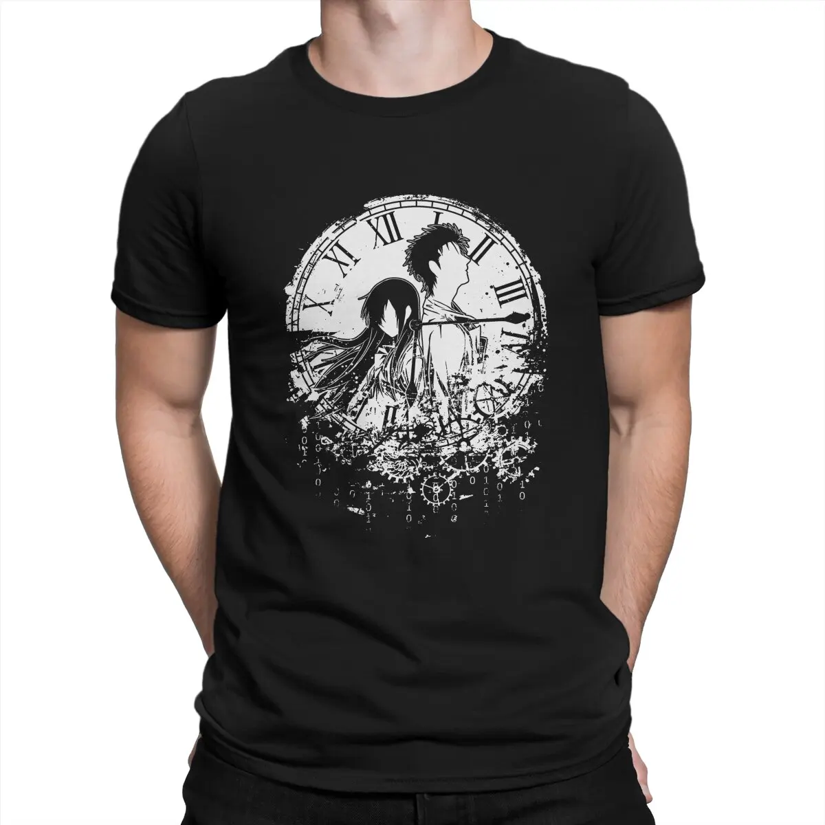 Steins Gate Men's TShirt Clocks and Watches Fashion T Shirt Original Streetwear New Trend
Steins Gate Men's TShirt Clocks and Watches Fashion T Shirt Original Streetwear New Trend
