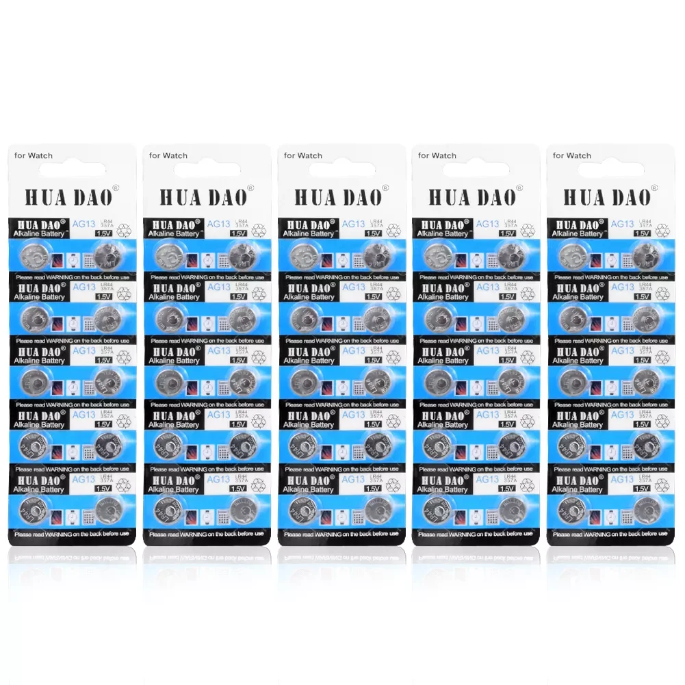 50pcs/lot AG13 LR44 LR1154 SR44 A76 357A 303 357 Battery Coin Cell 1.55V Alkaline Button Batteries For Watches Toys Calculators
50pcs/lot AG13 LR44 LR1154 SR44 A76 357A 303 357 Battery Coin Cell 1.55V Alkaline Button Batteries For Watches Toys Calculators
