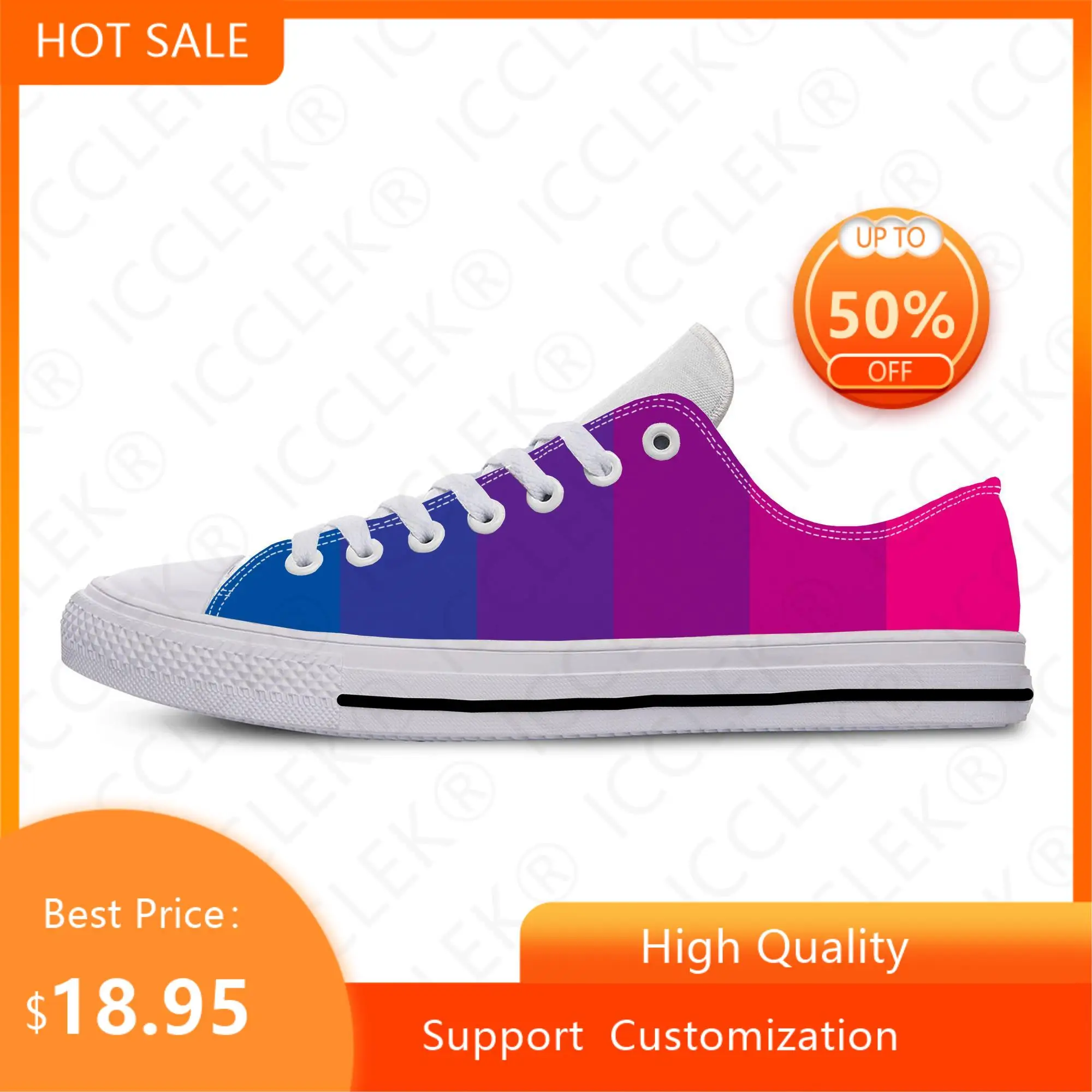 Hot Bi Bisexual Bisexualy Pride LGBT Flag Cool Casual Cloth Shoes Low Top Breathable Lightweight Board Shoe Mens Womens Sneakers
Hot Bi Bisexual Bisexualy Pride LGBT Flag Cool Casual Cloth Shoes Low Top Breathable Lightweight Board Shoe Mens Womens Sneakers