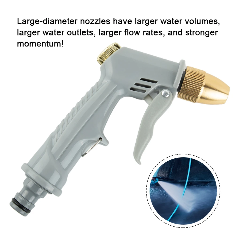 Hot Sale Durable High Quality Spray Gun 10*17cm High Pressure Household Washing Plastic+metal+alloy Water Spray Gun
Hot Sale Durable High Quality Spray Gun 10*17cm High Pressure Household Washing Plastic+metal+alloy Water Spray Gun