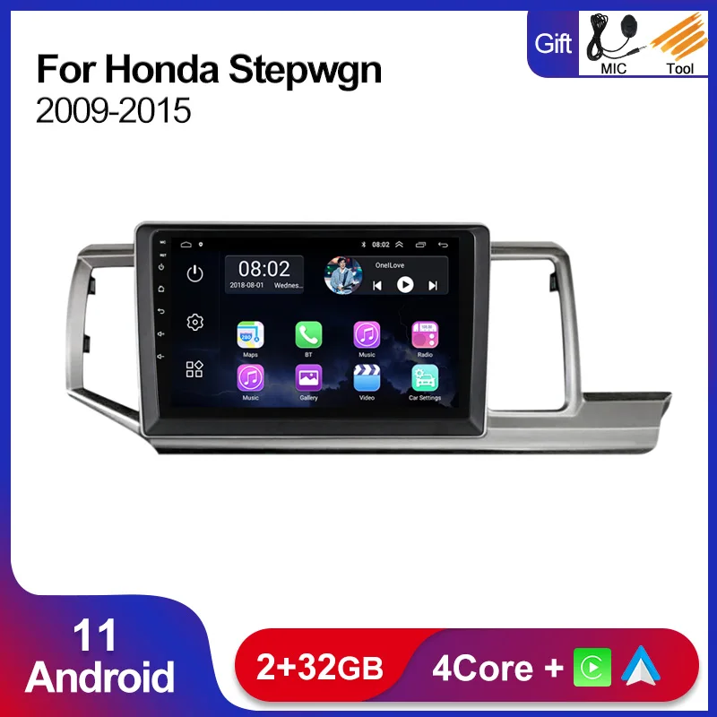 Автомагнитола 2DIN, Android 11, для Honda Stepwgn 2009-2015, GPS-навигация, мультимедийный видеоплеер для Carplay, Wi-Fi, без DVD, 2DIN
Автомагнитола 2DIN, Android 11, для Honda Stepwgn 2009-2015, GPS-навигация, мультимедийный видеоплеер для Carplay, Wi-Fi, без DVD, 2DIN