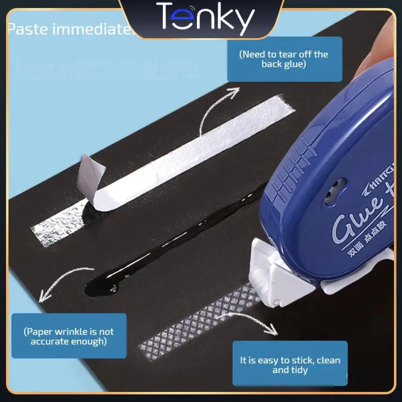 Roller Double-sided Double Sided Glue Point Convenient Roller Tape Easy To Use Diy Tape Double-sided Tape Diy Pocket Tape Useful
Roller Double-sided Double Sided Glue Point Convenient Roller Tape Easy To Use Diy Tape Double-sided Tape Diy Pocket Tape Useful