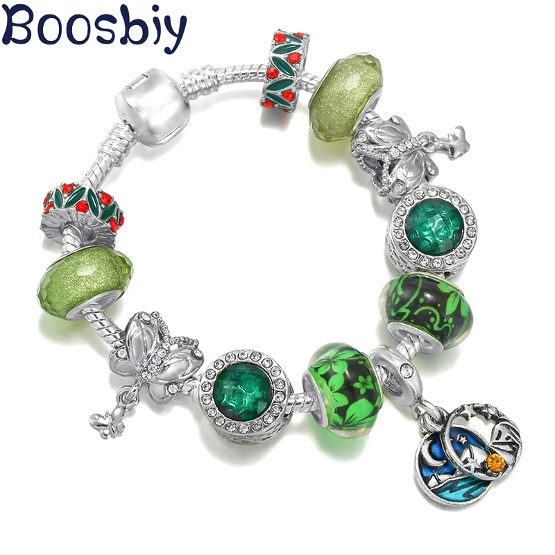 Green Jungle Camping Charms Bracelet With ButterFly Pendants Fits Jewelry Gift Bracelet For Women Chlidren Fashion Brand
Green Jungle Camping Charms Bracelet With ButterFly Pendants Fits Jewelry Gift Bracelet For Women Chlidren Fashion Brand