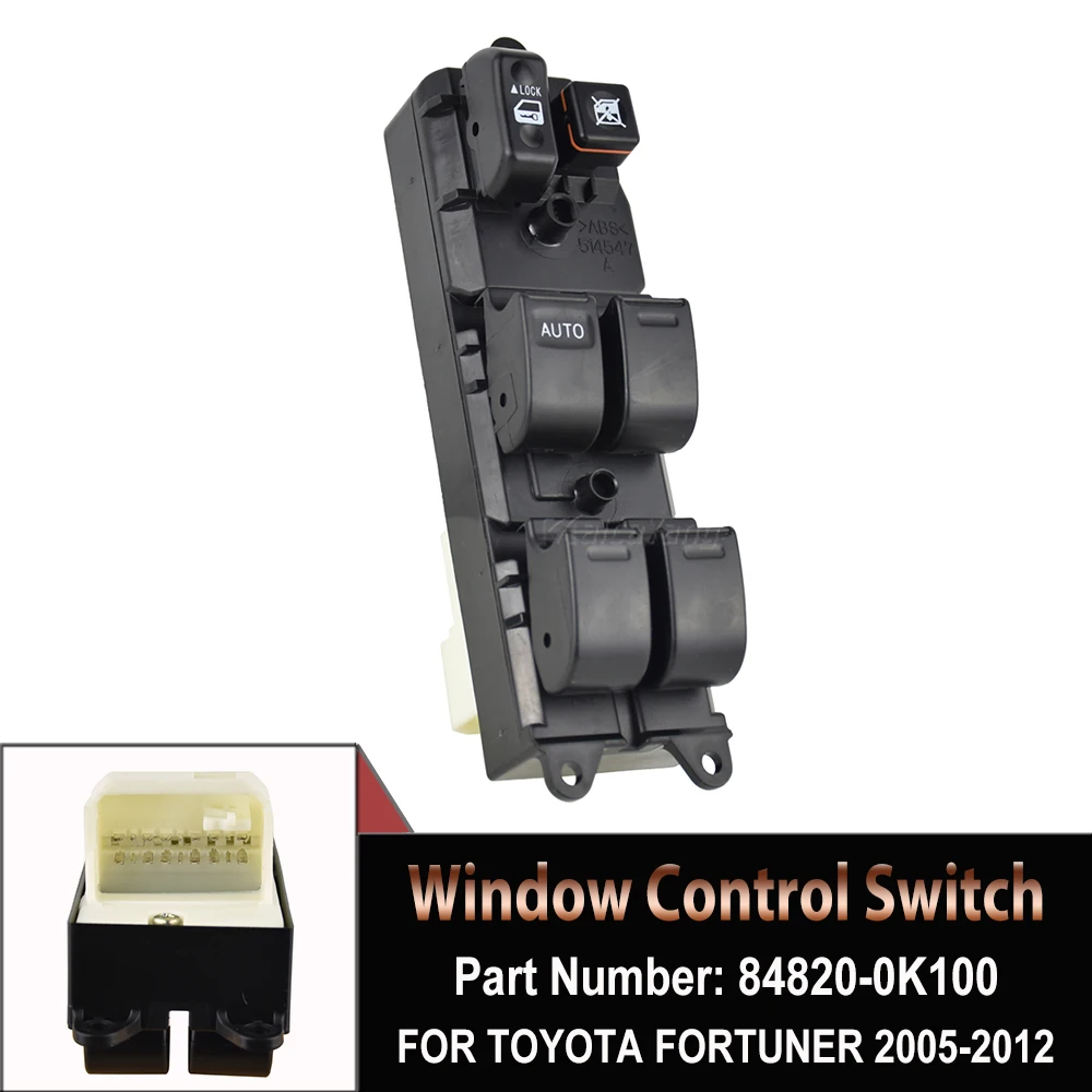84820-0K100 For Toyota Hilux Vigo Fortuner New Electric Power Window Control Switch 84820 0K100 848200K100 2004-2015 Auto Parts
84820-0K100 For Toyota Hilux Vigo Fortuner New Electric Power Window Control Switch 84820 0K100 848200K100 2004-2015 Auto Parts