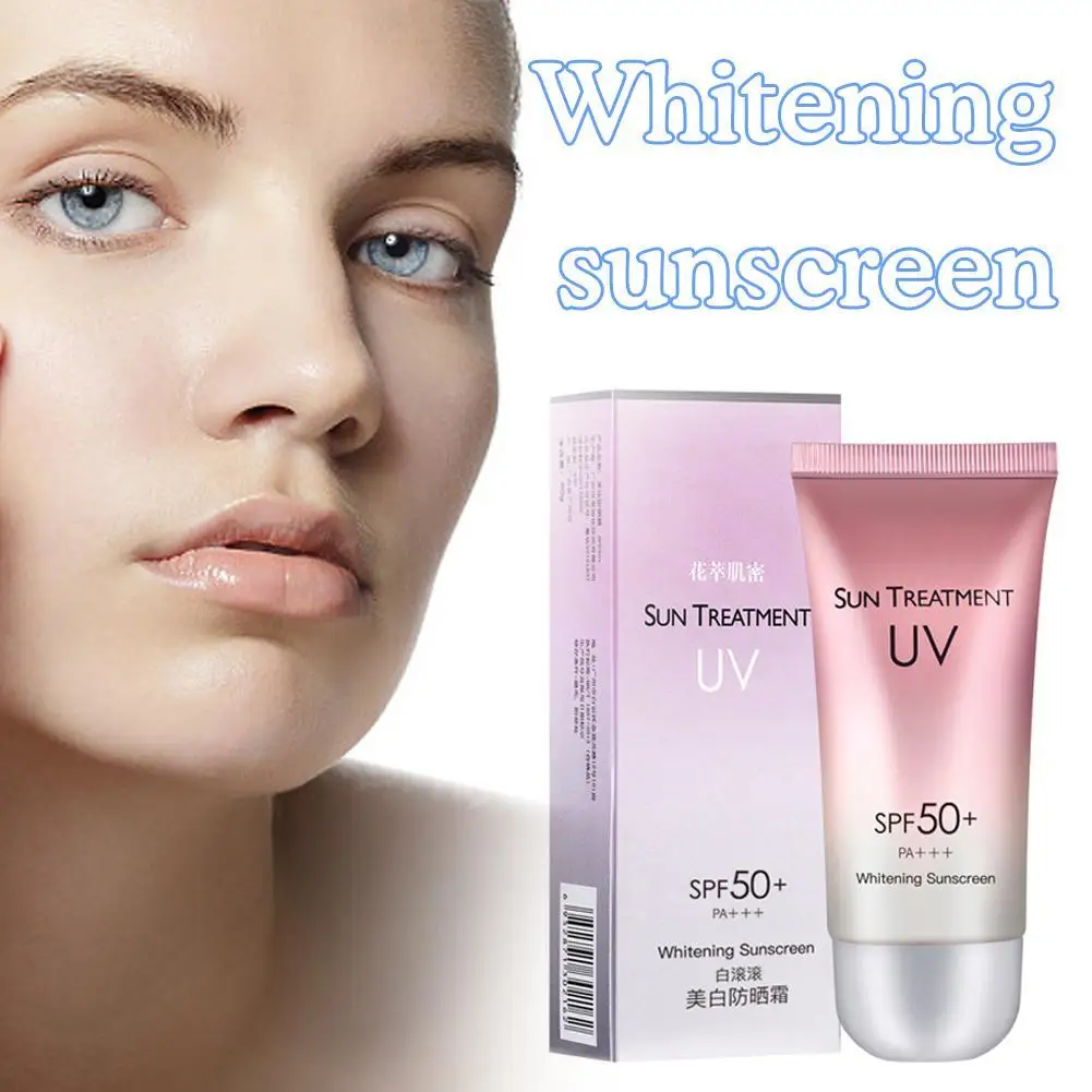 

Sunscreen Cream Skin Care For Face And Body Whitening Body Sunscreen Scroll Wheel Long Lasting Anti-UV Cream for Women