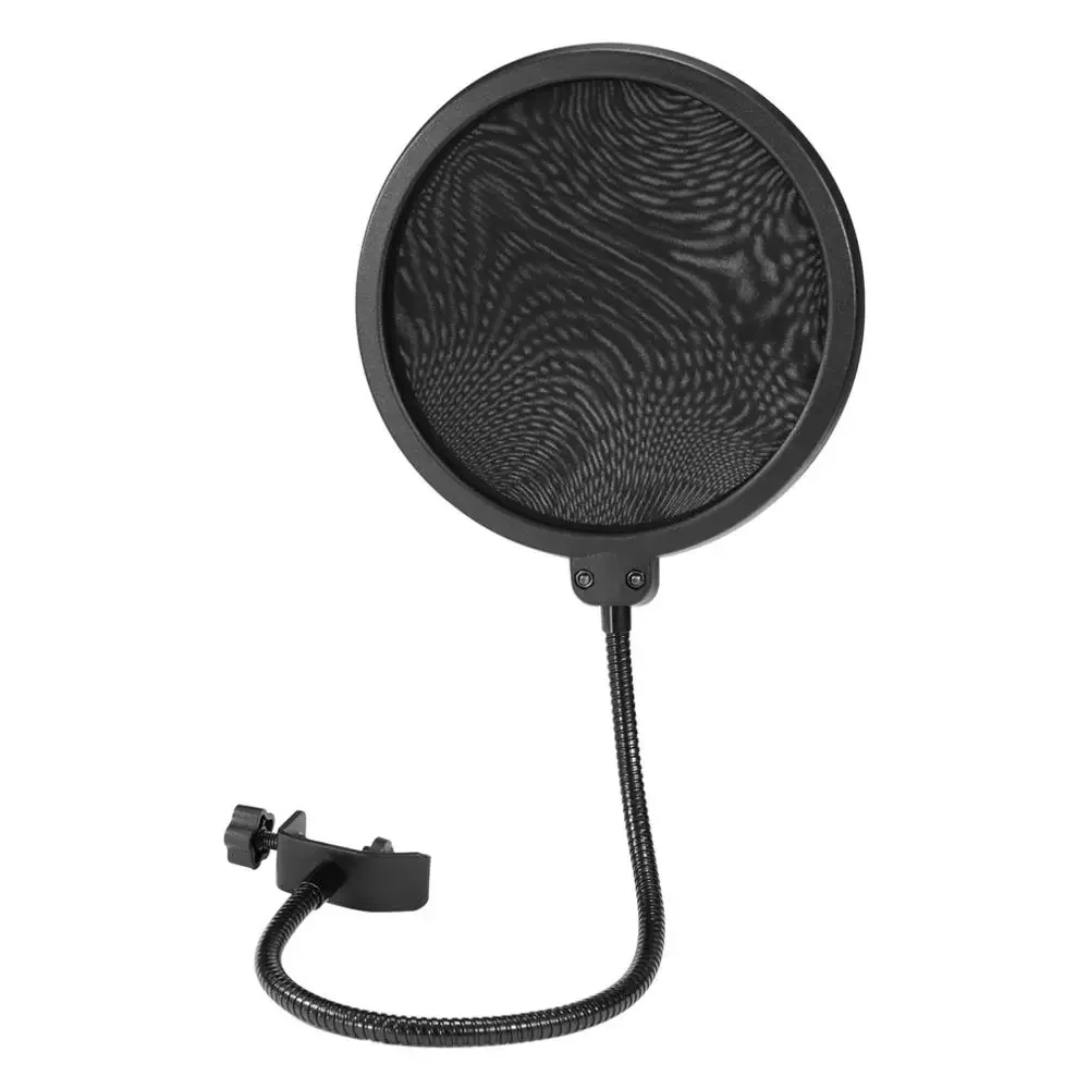 Studio Condenser Microphone Double Layer Pop Filter Flexible Wind Screen Mic Sound Filter for BM 800 k669 Microphone
Studio Condenser Microphone Double Layer Pop Filter Flexible Wind Screen Mic Sound Filter for BM 800 k669 Microphone