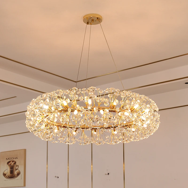 Modern Chandelier Lights For Dining Room K9 Crystal Lamp Dandelion Design Living Room Chandeliers Decoration Bedroom Lighting
Modern Chandelier Lights For Dining Room K9 Crystal Lamp Dandelion Design Living Room Chandeliers Decoration Bedroom Lighting