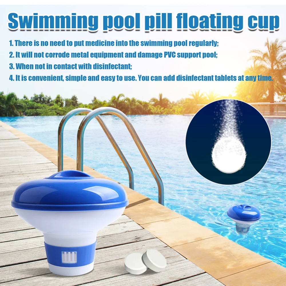 Swimming pool Automatic Floating Sterilizer Dispenser Offers Strong Chlorine Dispenser
Swimming pool Automatic Floating Sterilizer Dispenser Offers Strong Chlorine Dispenser
