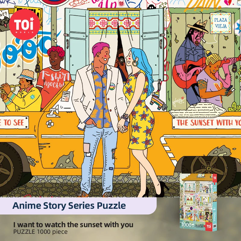 1000pcs sunset viewing puzzle teenager paper puzzle romantic and Simple Couple Dating Essentials Leisure and entertainment
1000pcs sunset viewing puzzle teenager paper puzzle romantic and Simple Couple Dating Essentials Leisure and entertainment