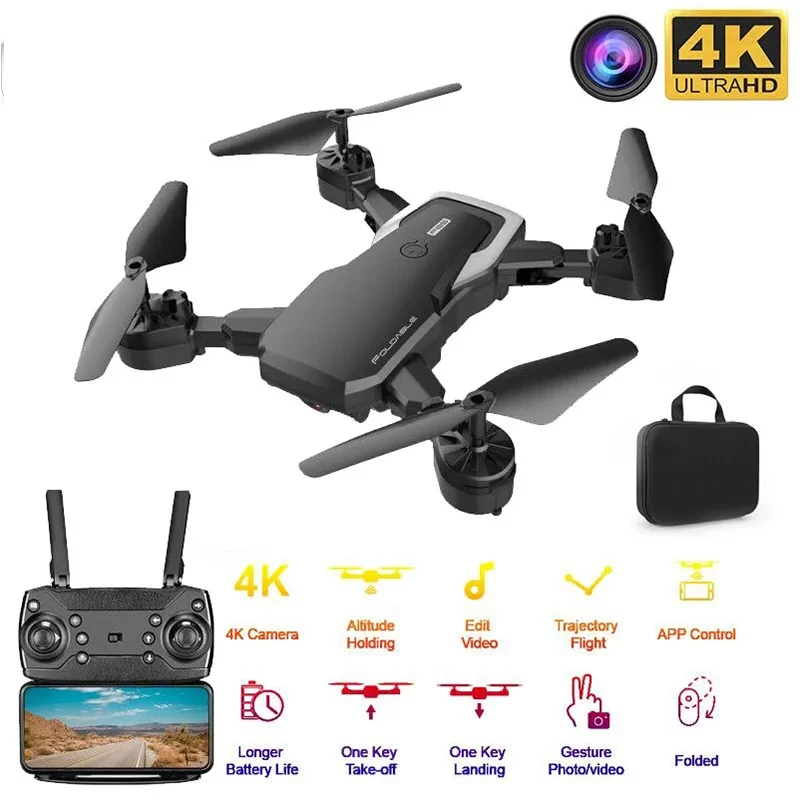 F85 RC Drone Professional Aerial 4K HD Camera Photography Helicopter 360 Degree Flip Foldable Quadcopter Best Gift For Children
F85 RC Drone Professional Aerial 4K HD Camera Photography Helicopter 360 Degree Flip Foldable Quadcopter Best Gift For Children