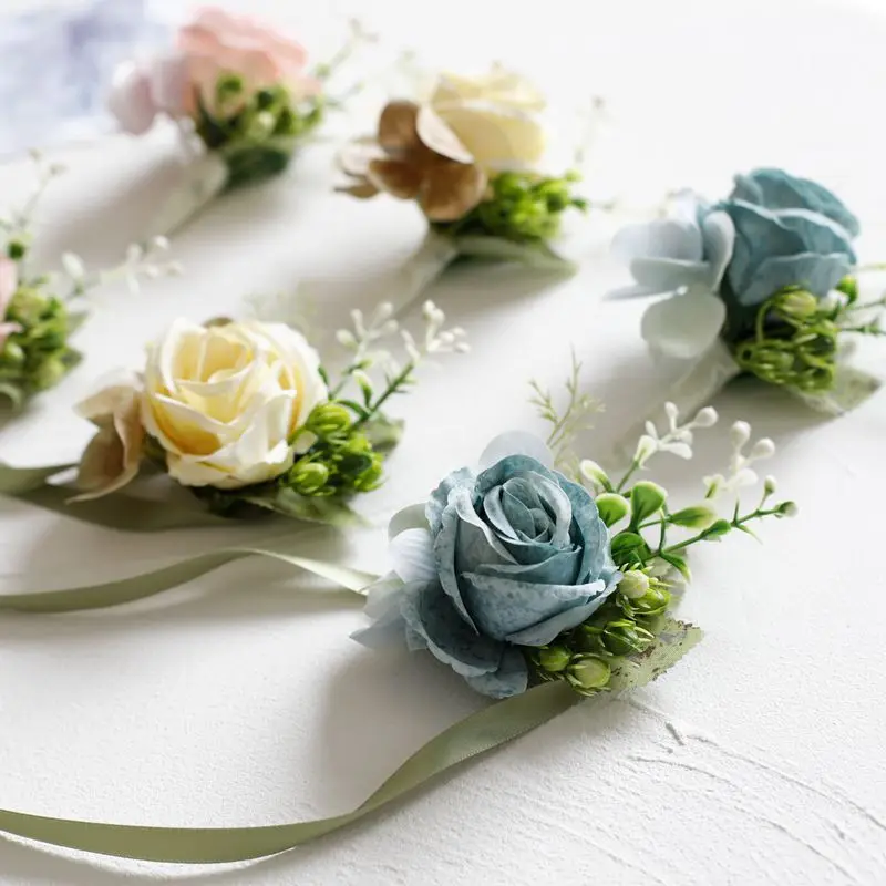 Rose Wrist Flowers Wedding Decoration Party Birthday Church DIY Artificial Wreath Pink Blue Yellow Flower Gift Wrap Decor
Rose Wrist Flowers Wedding Decoration Party Birthday Church DIY Artificial Wreath Pink Blue Yellow Flower Gift Wrap Decor