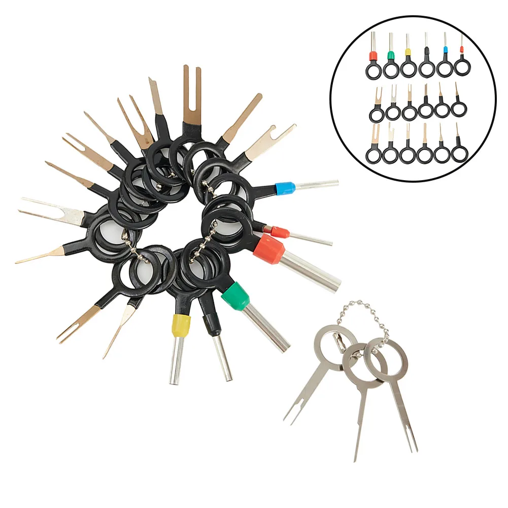 21PCS/Set Car Wiring Terminal Removal Repair Tool Connector Pin Extractor Puller High Quality Hand Tools For Car Repair
21PCS/Set Car Wiring Terminal Removal Repair Tool Connector Pin Extractor Puller High Quality Hand Tools For Car Repair