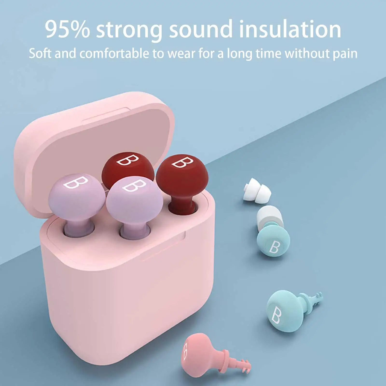 2 Pairs Silicone Earplug Ruido Ear Plugs Noise Cancelling Improve Protector Ears Sleep Snore Anti Sleeping Quality Noise Ag G5K2
2 Pairs Silicone Earplug Ruido Ear Plugs Noise Cancelling Improve Protector Ears Sleep Snore Anti Sleeping Quality Noise Ag G5K2