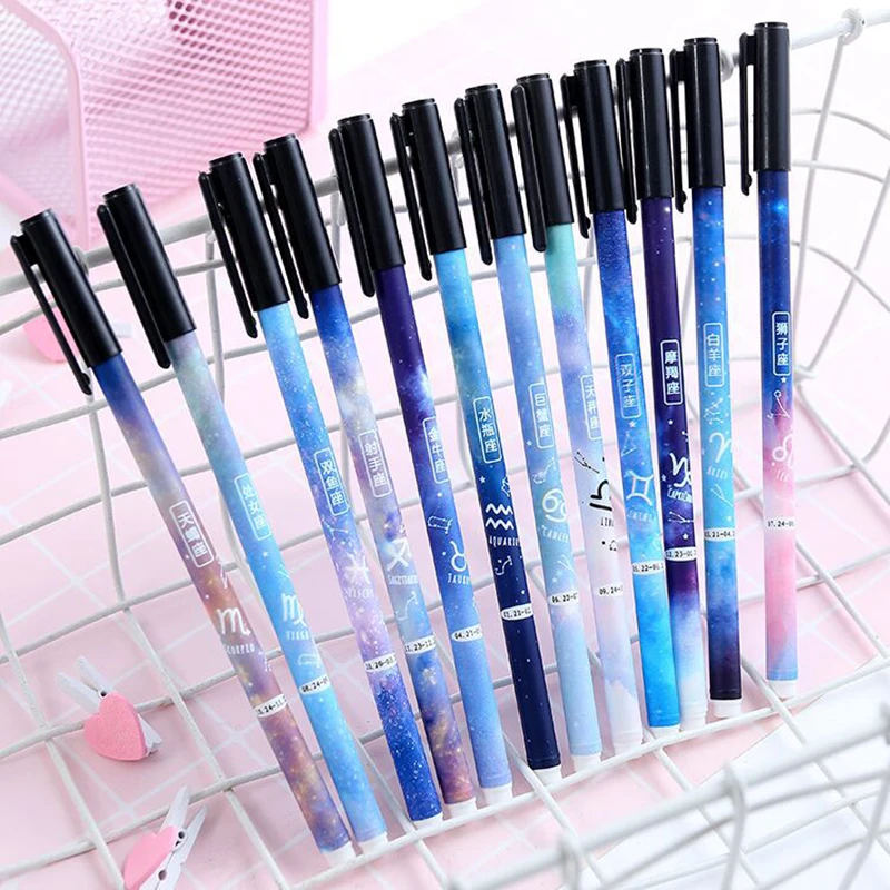 1PCS Constellation Gel Pen Novelty 0.5mm Starry Black Ink Pen for Girl Gift Student Stationery School Writing Office Supplies
1PCS Constellation Gel Pen Novelty 0.5mm Starry Black Ink Pen for Girl Gift Student Stationery School Writing Office Supplies