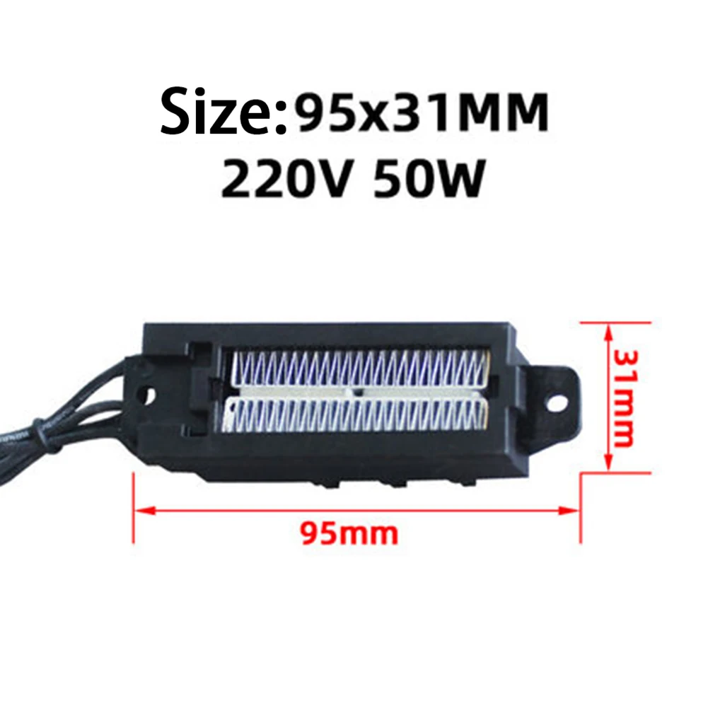 1PC 220V Insulated Electric Ceramic Thermostatic PTC Heating Element Air Heater Heater Hatchery Drying Accessories
1PC 220V Insulated Electric Ceramic Thermostatic PTC Heating Element Air Heater Heater Hatchery Drying Accessories